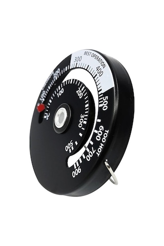 Pazly Yüksek Hassasiyetli Manyetik Şömine Termometresi - 100 F-900 F Ölçüm Aralığı