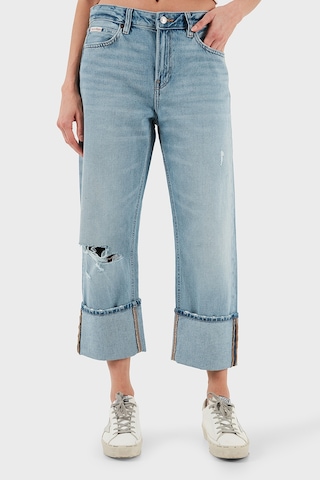 Calvin Klein Bayan Kot Pantolon Lv047c734g X26 Açık Mavi Açık Mavi