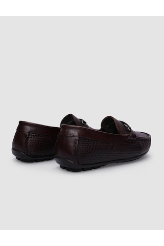 Cabani Parga %100 Hakiki Deri Kahverengi Tokalı Erkek Loafer
