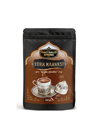 Hacı Halis Efendi Klasik Türk Kahvesi 200 Gr Orta Kavrulmuş Geleneksel Lezzet Doypack Öğütülmüş Hacı Halis Efendi Klasik Türk Kahvesi 200 Gr Orta Kavrulmuş Geleneksel Lezzet Doypack Öğütülmüş