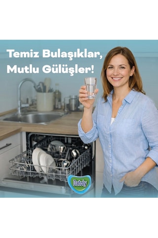 Bulaşık Makinesi Deterjanı - 50 Tablet 50 Yıkama Doğal Vegan Yerli Üretim