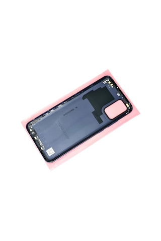 Tkgz - Samsung Galaxy Uyumlu A02s Full Kasa Arka Kapak Batarya Kapağı - Mavi Çok Renkli