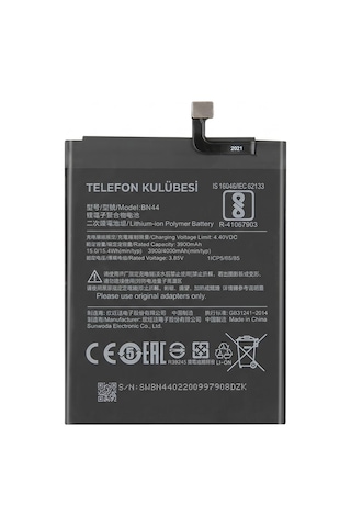 Xiaomi Redmi 5 Plus Uyumlu Batarya Pil Bn44
