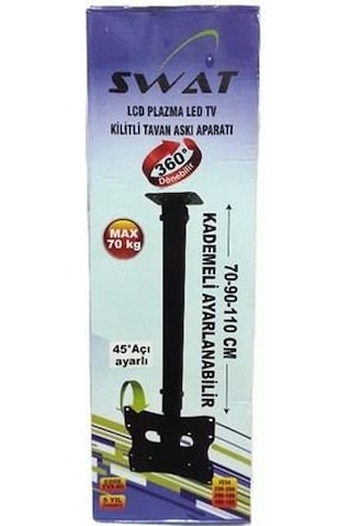 Swat Tvs0060 19'' 32'' Hareketlı Tavan Askı Aparatı