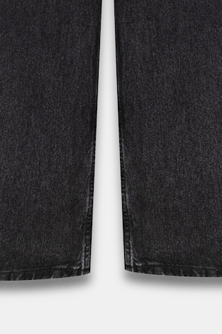 Sââde Kadın Yüksek Bel Wide Leg Bol Paça Jean Pantolon - '90 Vintage Siyah