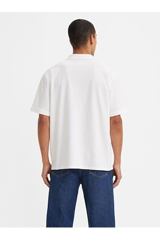 Levi's Relaxed Authentic Polo T Shirt A6735-0000-5139 Beyaz