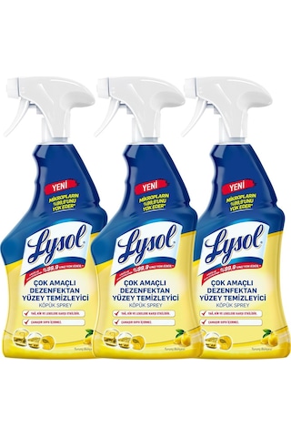 Lysol Çok Amaçlı Yüzey Temizleyici 3 x 750 ML