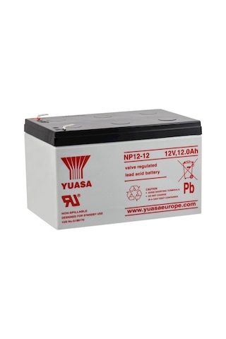 Yuasa NP12-12 12V 12Ah Bakımsız Kuru Akü Yuasa NP12-12 12V 12Ah Bakımsız Kuru Akü