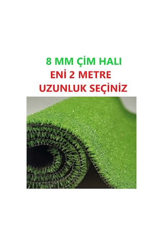 Yapay Çim Halı 2 Metre Eninde Yeşil Çim Halı Suni Çim Halı