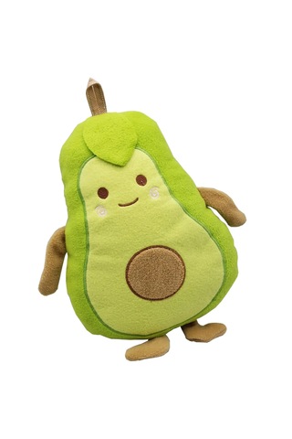 Sevimli Avokado Peluş Yastık Dekoratif Oyuncak Yastık 30 Cm Açık Yeşil