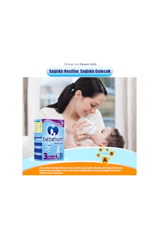 Bebehum 3 No Devam Sütü 9-12 Ay 800 Gr X 2 Adet