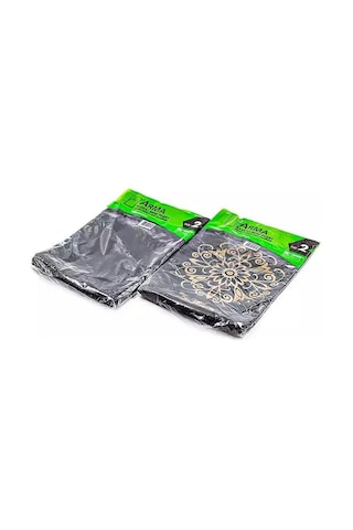 Arma Baskılı Mini Blok Poşet Torba No: 2 Siyah 5 x 100'lü 25 x 37 CM