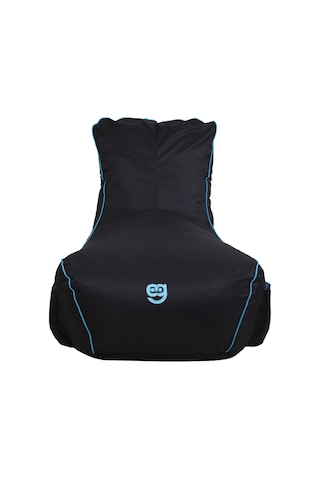 Rudu Dev Xxl Puf Oyuncu Koltuğu Lüks Puf Armut Mavi