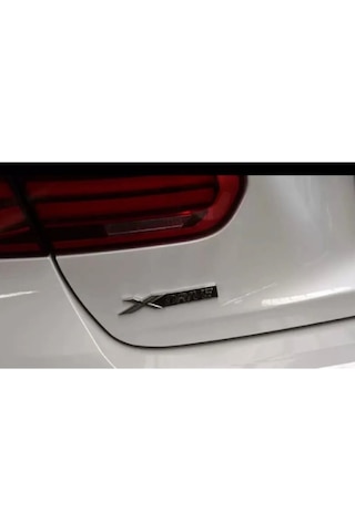 Bmw X Drive Bagaj Yazı Logo Car Arma Siyah Metal Sticker Amblem