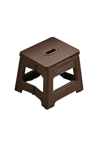 Crosswing Plastik Katlanır Küçük Tabure-kahverengi Kahverengi