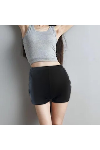Trendooze Suntek Şort Pedleri Koruma Kalça Hava Çocuklar Açık Zk Siyah