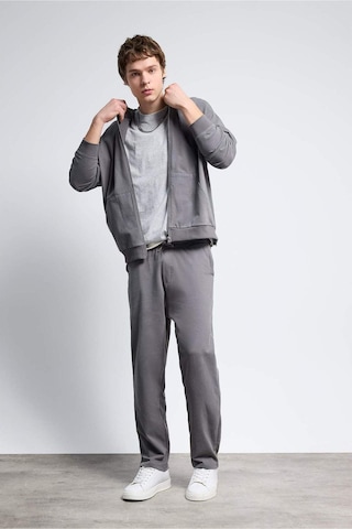 Defacto %100 Pamuk Fermuarlı Sweatshirt F9812ax26spgr206 Gri-gr206