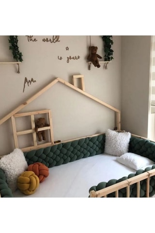 Babykinder Baby Kinder Fancy Doğal Montessori Bebek Ve Çocuk Karyolası
