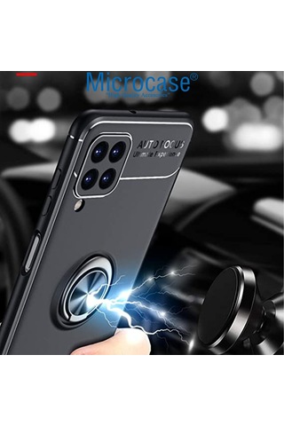 Microcase Galaxy M33 5G Focus Serisi Yüzük Standli Silikon Kilif 559525678