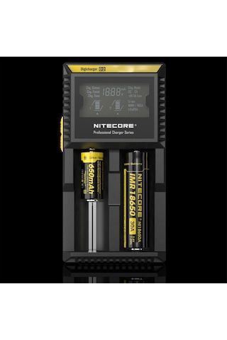 Nitecore D2 Pil Dolum Kiti (Digicharger) Çok Renkli