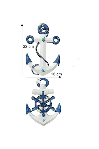 El Yapımı İkili Çapa Seti 23cm 16cm