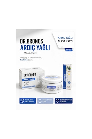 Dr. Bronos Ardıç Yağlı Masaj Kremi 150 ML + Softem Ardıç Yağı 20 ML