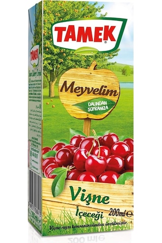 Tamek Meyvelim Vişne İçeceği 200 Ml X 27 Adet