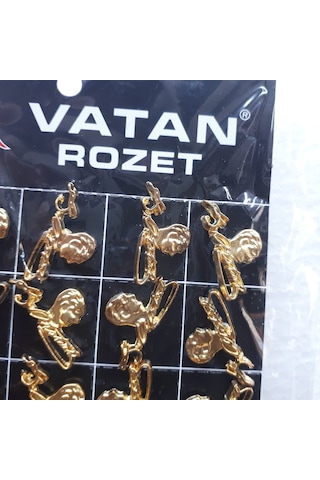 Yaka Rozeti Atatürk ve İmzası 30 Adetli Paket
