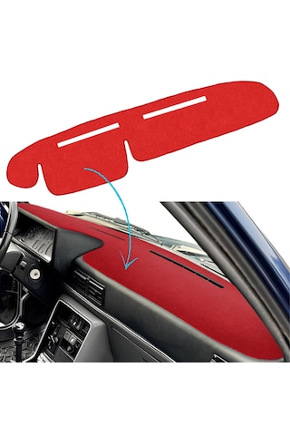 Renault Broadway R9 /11 Spring Fairway Flash Kırmızı Torpido Koruma Halısı Örtüsü | 1981-1999