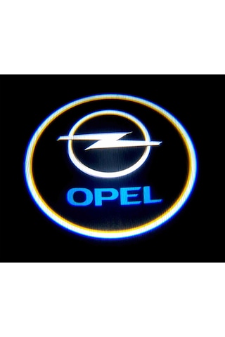 Opel Pilli Yapıştırmalı Kapı Altı Led Logo 2 Adet