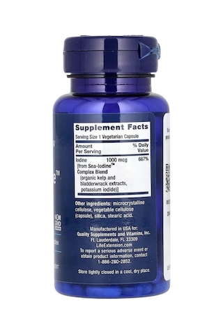 Sea-ıodine, 1,000 Mcg, 60 Vegetarian Capsules