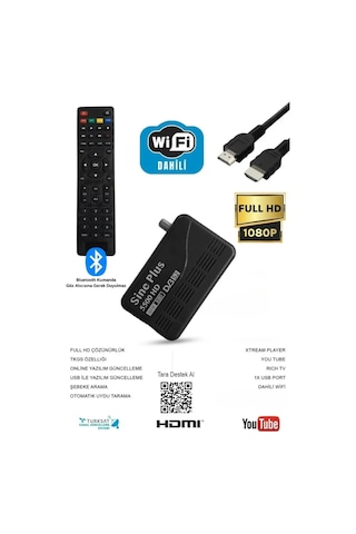 Sine Plus 550 BT HD Uydu Alıcısı - Bluetooth Kumanda