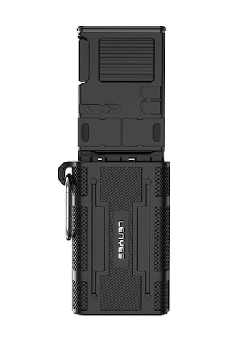 Lenyes Lcr01 Type-c Kablolu Su Geçirmez Çoklu Kart Depolama Ve Okuyucu Kutusu 10 Gbps Siyah