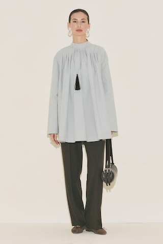 Manuka Pliseli Tunik Mavi Ss26tnk00004-22 Mavi