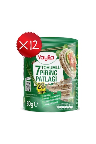 Yayla 7 Tohumlu Pirinç Patlağı 80 G X12 Yayla 7 Tohumlu Pirinç Patlağı 80 G X12