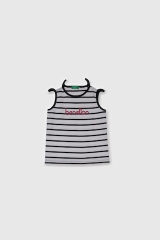 Benetton Kız Çocuk Atlet Beyaz