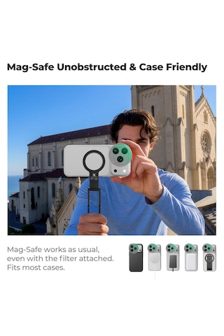 K&f Concept İphone 17 Pro Max / 17 Pro İçin Geçmeli Cpl Filtre - Nano-x Serisi Optikten