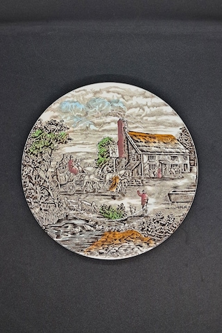Wood & Sons Post House Vintage Pasta Tabağı 20 Cm Haki