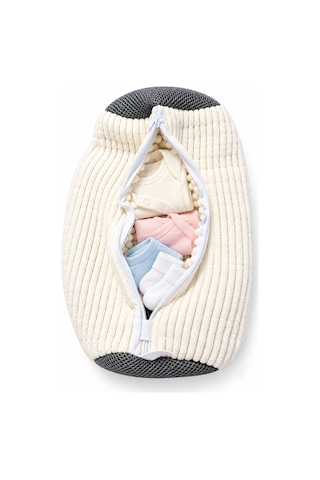 Fermuarlı Mikrofiber Bebek Çamaşır Yıkama Filesi - Hassas Eşya Koruyucu File Çok Renkli