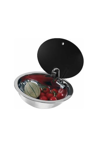 Can Musluklu Kapaklı Paslanmaz Evye Lr1450