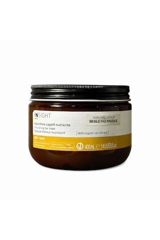Insight Kuru Saçlar İçin Besleyici Maske 400 Ml Insight Kuru Saçlar İçin Besleyici Maske 400 Ml