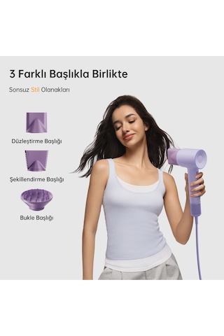 Laifen Se 2 Saç Kurutma Makinesi - Pastel Mor