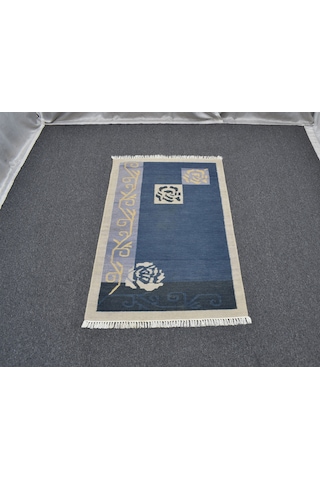 Zehra Abla Halı Yeni El Dokuma Nadir Modern Güllü Çiçekli Yün Kilim 7040 Çok Renkli