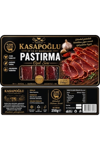 Kasapoğlu Antrikot Pastırma 250 G