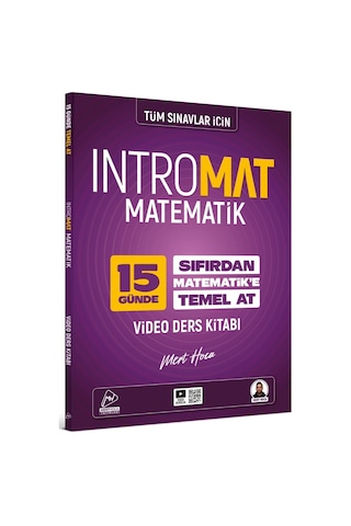 Mert Hoca Yayınları 15 Günde İntroMat Matematik Video Ders Kitabı Mert Hoca Yayınları 15 Günde İntroMat Matematik Video Ders Kitabı