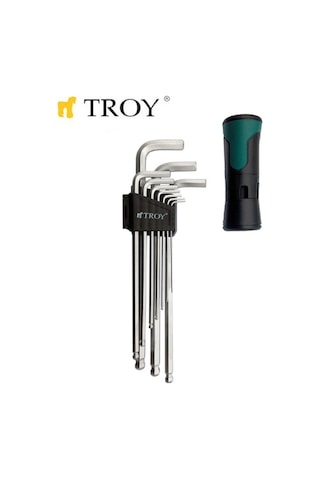 Troy 26202 Allen Anahtar Seti 11 Parça
