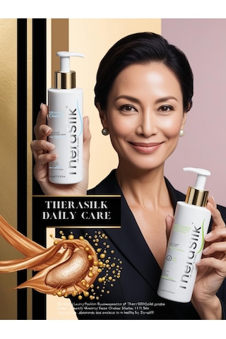 Therasilk İpek Proteinli Hyaluronik Niasinamid Yüz Temizleme Jeli