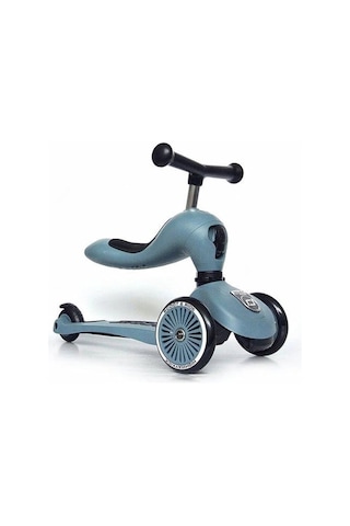 Scoot and Ride Highwaykick 1 Oturaklı Çocuk Scooter Petrol Mavisi