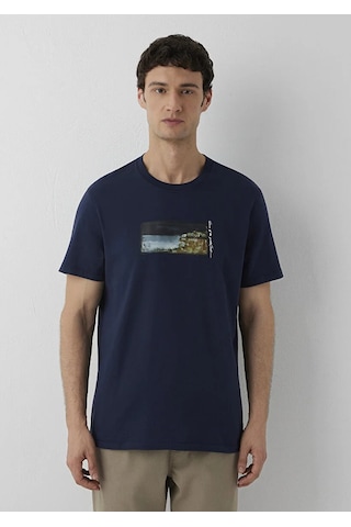 Mavi M0613520-70490 Mavi Baskılı T-shirt Erkek Tişort Lacivert