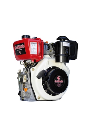 Goldmoto GM178FE-C 7 Hp Marşlı Krank Mili Kamalı Dizel Motor